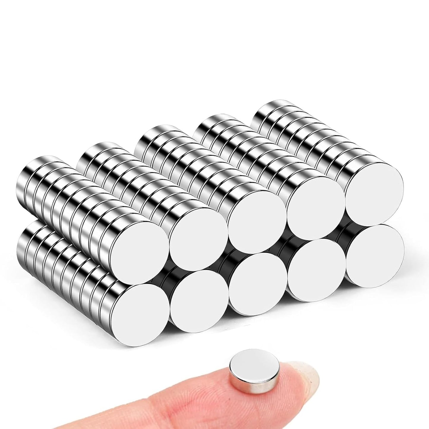 320Pcs Small Neodymium Magnets, 6x2mm Small Rare Earth Magnet Mini Magnets for Whiteboard, Office, School, STEM Measurement Kit, 3D Printing,Science Experiments