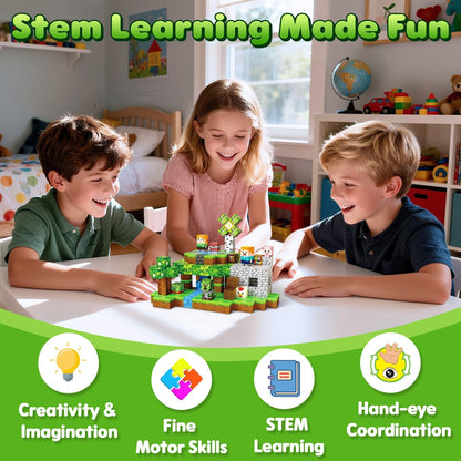 Magnetic Blocks Toys for Kids, 100 PCS Building Blocks Cubes, Stacking Magnetic Tiles Toys for Kids Toddlers Boys Girls Ages 3 4 5 6 7 8-12 Birthday Gifts Party Supplies (Underworld)