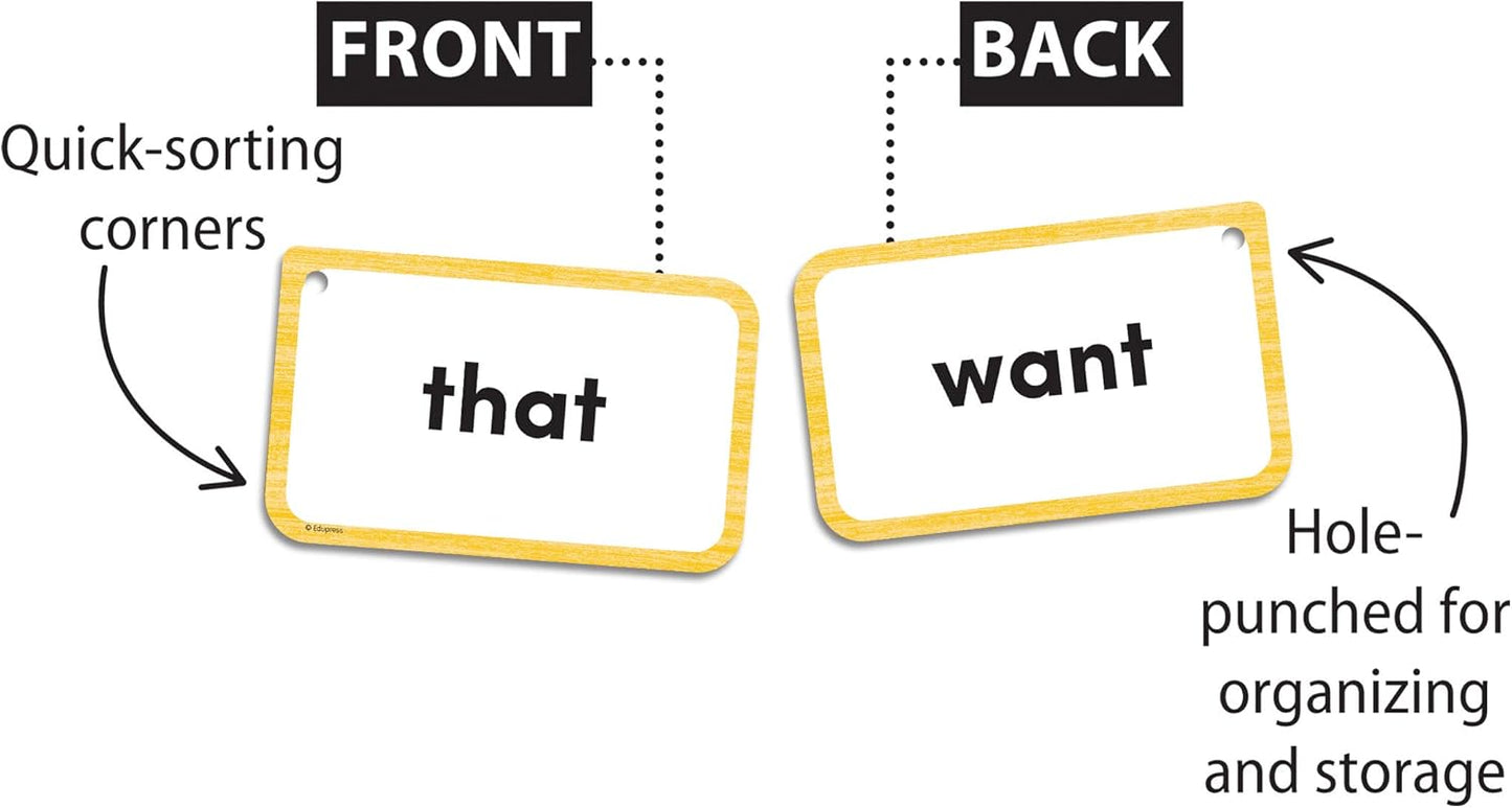 Teacher Created Resources Sight Words Flash Cards - 4 Letter Words (EP62040