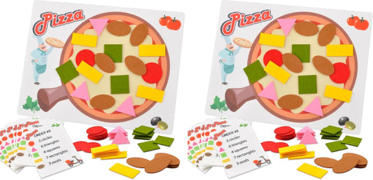 CHEFAN Pizza Counting Toddler Toys, Toddler Number Learning Toys, Preschool Math Games, Manipulatives for Preschool
