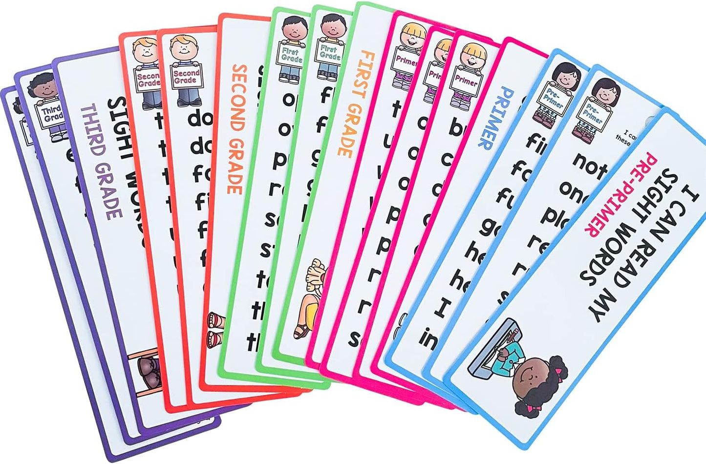 Lachilly 220 Sight Words Flashcards, High Frequency 220 Words, Beginning Reading, Kindergarten to 1st Grade, ESL Teaching Materials, Autism Learning Materials, Vocabulary Building