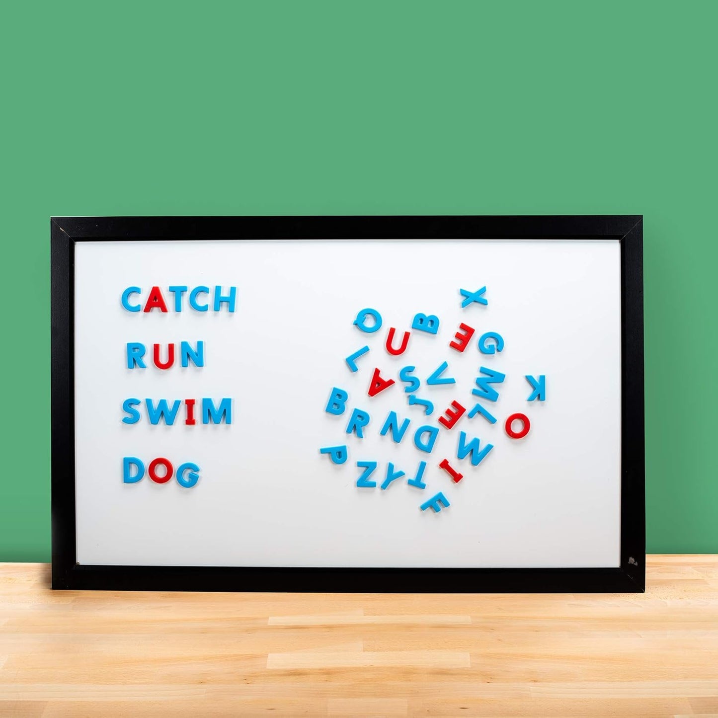 Educational Insights Color-Coded Uppercase AlphaMagnets - ABC Magnets for Kids Ages 3-5, Toddler Alphabet Learning Toys, School Supplies, Preschool Classroom Essentials, Magnetic Letters for Fridge