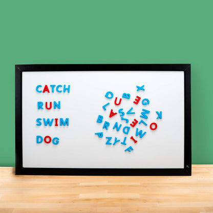 Educational Insights Color-Coded Uppercase AlphaMagnets - ABC Magnets for Kids Ages 3-5, Toddler Alphabet Learning Toys, School Supplies, Preschool Classroom Essentials, Magnetic Letters for Fridge