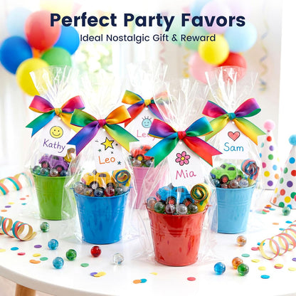 SallyFashion 75PCS Glass Marbles, 0.63 Inches Clear Marbles, for Kids Marble Run, Board Marble Racing Toys, Vase Fillers, DIY Home Decorations