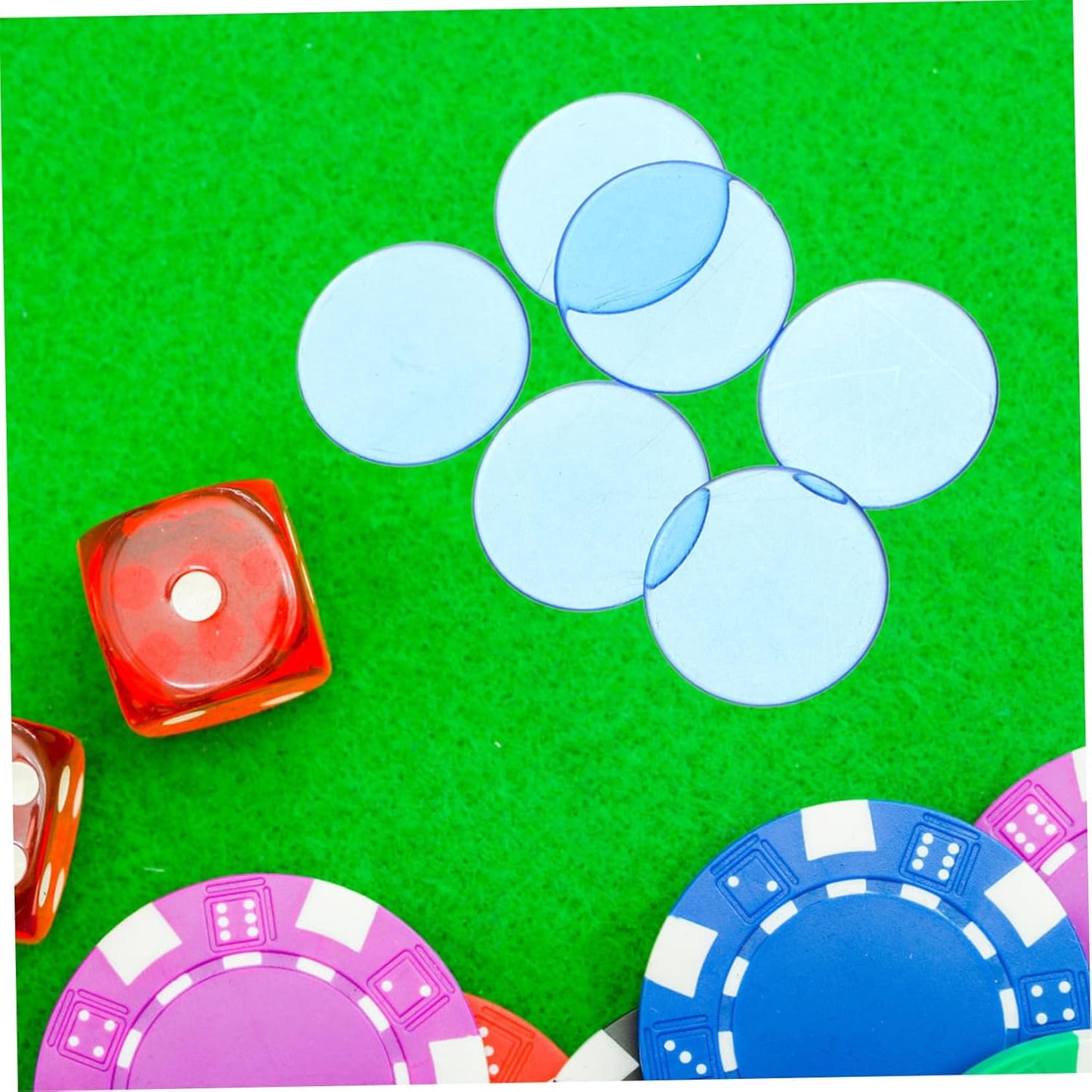 100pcs Bingo Chips Counting Discs for Games and Classroom Activities Math Counters for Boys and Girls for Family Learning and Group Fun