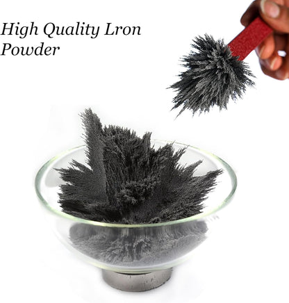 Magnetic Sand, Iron Filings, Iron Powder Filings, Iron Oxide Powder Shavings for Science (4 Ounces)