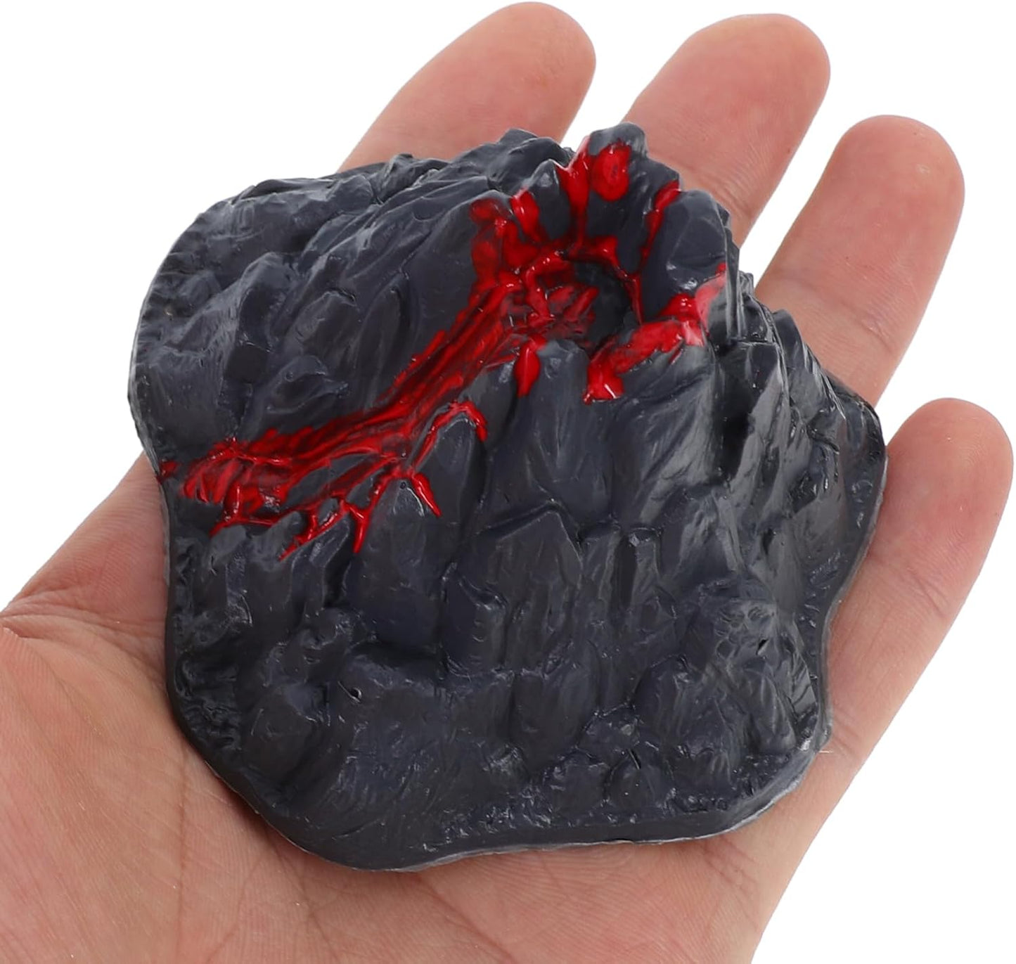 SEWACC 10Pcs Simulation Volcano Eruption Model, Artificial Landscape Adornment, Volcano Figurine Ornament, 3.14 x 2.75 x 2.36 Inches, Plastic