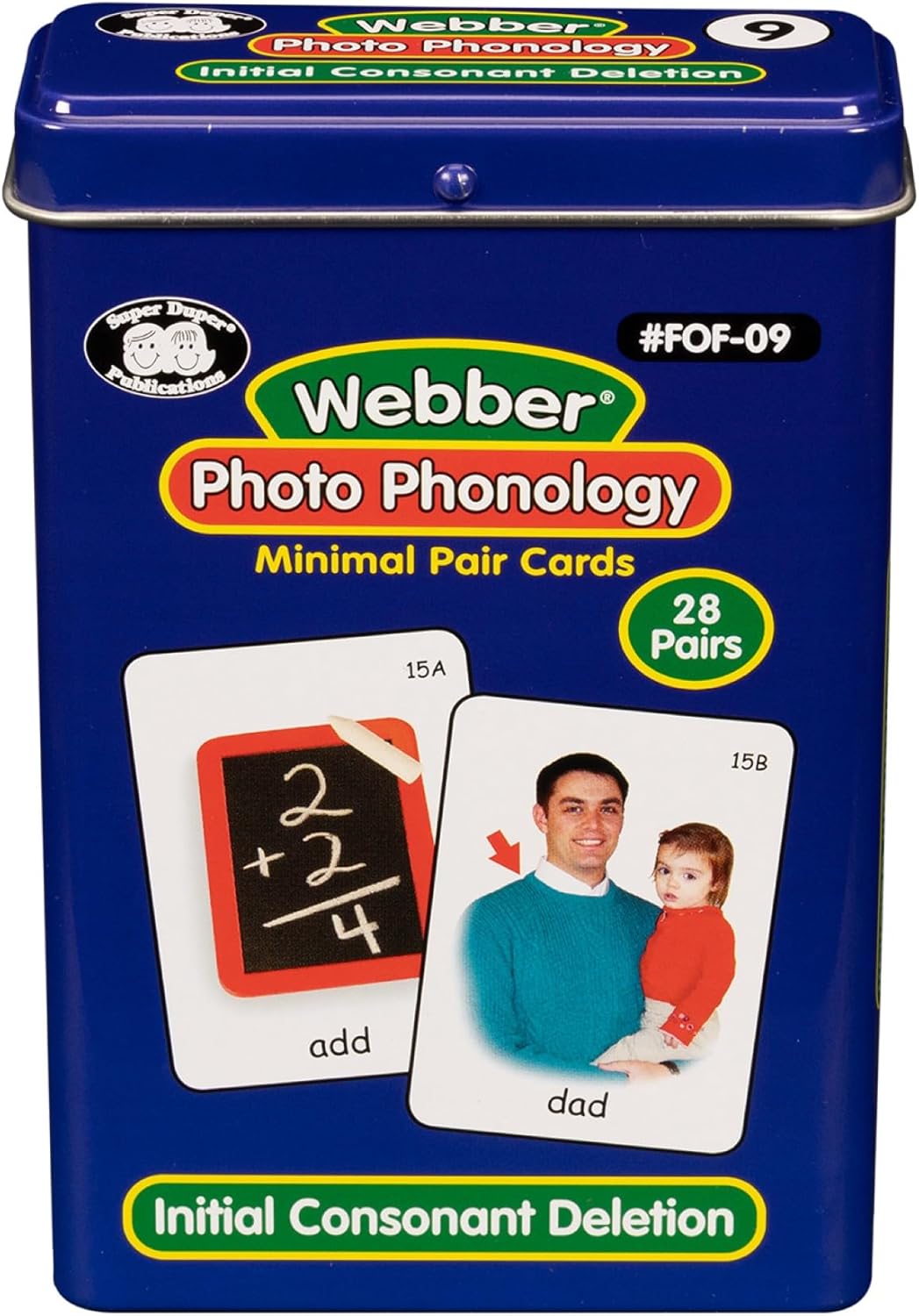 Super Duper Publications | Webber® Photo Phonology Initial Consonant Deletion Minimal Pair Card Deck | Educational Learning Resource for Children