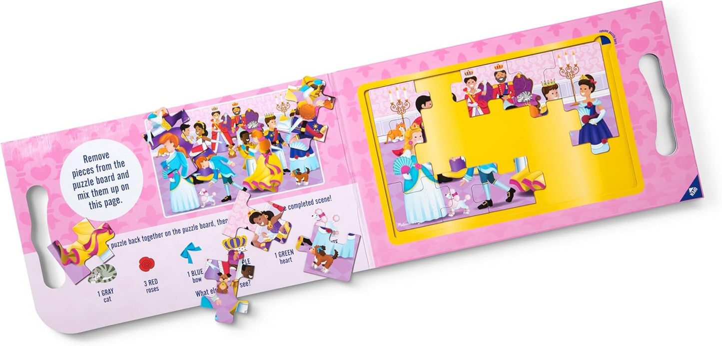 Melissa & Doug Take-Along Magnetic Jigsaw Puzzle Set – On the Farm (2 x 15 Piece) Travel Activity Toy for Preschoolers and Kids Ages 3+ - FSC Certified