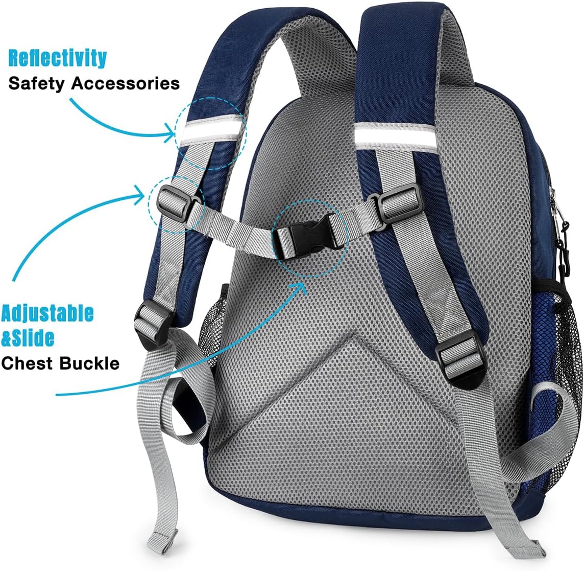 STEAMEDBUN Toddler Backpack Leash for 1-3: Backpack with Leash for Boys Girls - Anti-Lost Harness Backpack for Walking