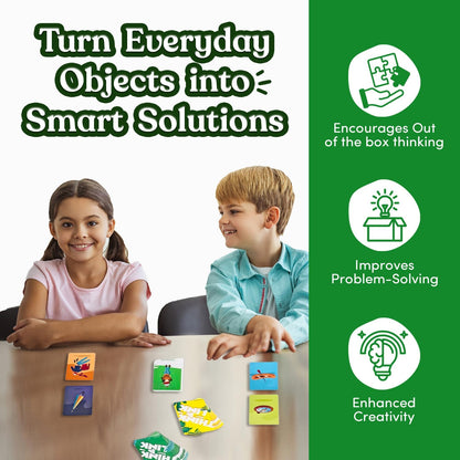 Think A Link Travel Card Game by TrunkWorks | Family Friendly | for Ages 5 and Above | Develops Creative Thinking, Problem Solving, Logic and Reasoning