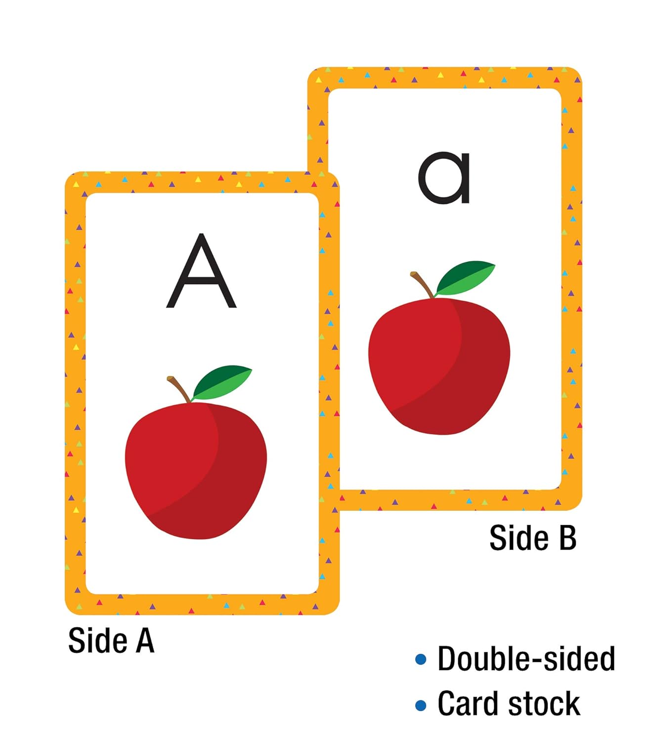 Carson Dellosa 54 Alphabet Flash Cards, abc Letter Recognition Flashcards for Toddlers 3-5 Years, Preschool and Kindergarten Learning Activities and Phonics Games
