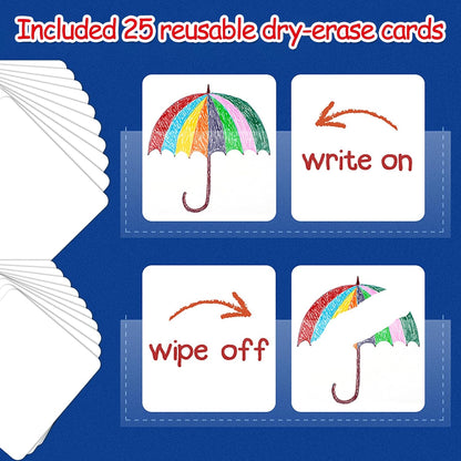 Circle Learning Time Center Pocket Chart Calendar Set, Educational Pocket Chart Learning Shape, Color Classroom Pocket Chart-Number Pocket Chart Wording Rhyme Pictures Pocket Chart