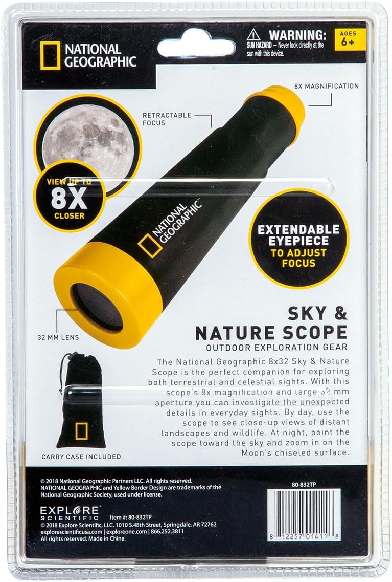 Bresser National Geographic Adventure 8x32 Sky & Nature Scope 80-832TP