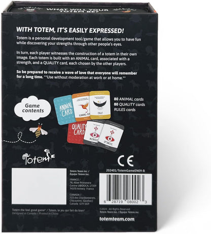 Totem: Self-Esteem & Family Bonding Game Ages 8+ - Therapy Games for Kids, Teens, Adults, Counselors - Team Building Games for Work - Group Therapy Conversation Cards for Mental Health