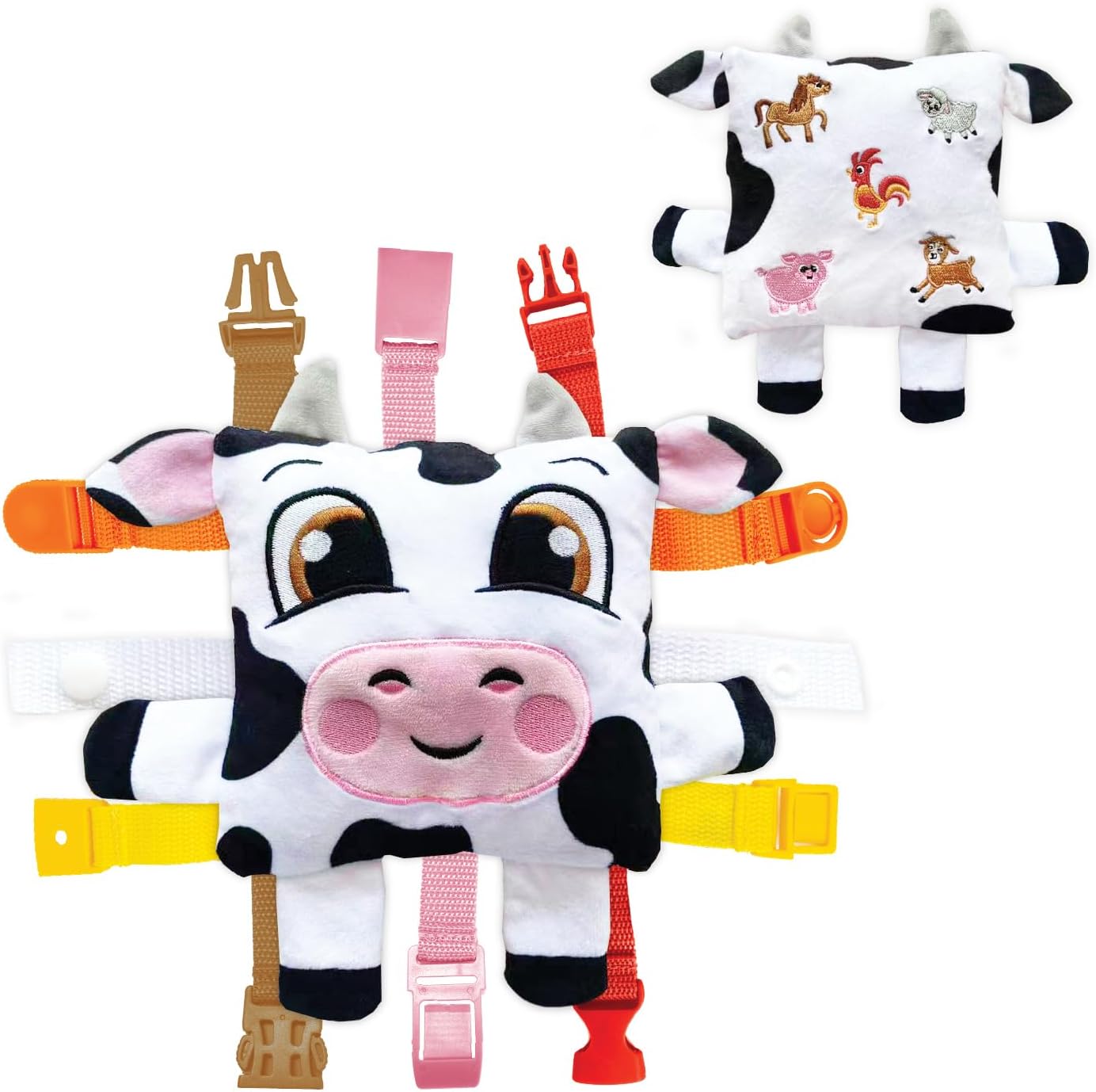 Buckle Toys - BokBok Chicken - Learning Activity Toddler Plane Travel Essential Toy - Develop Motor Skills and Problem Solving