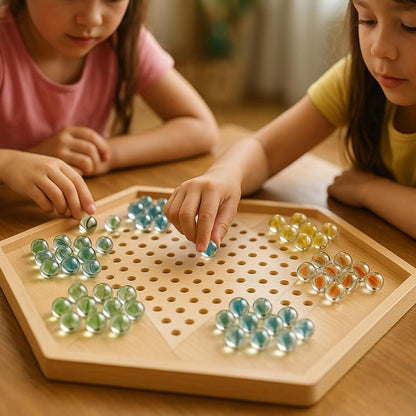 LovesTown 100PCS Glass Marbles Bulk, for Kids Marble Run Game, DIY and Home Decoration