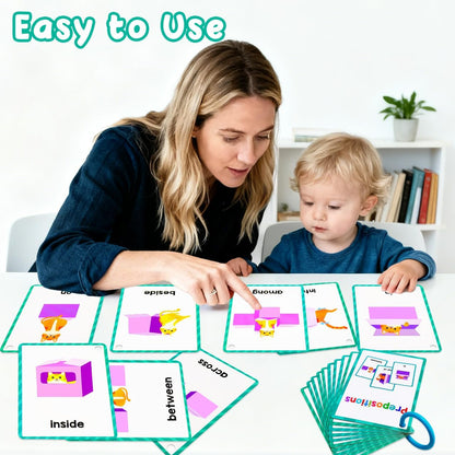 Learning Flashcards Number, 28 Different Number Educational Cards, Social Learning Card for Kids