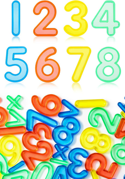 78 Pcs Translucent Lowercase Letters - Plastic Alphabet Letters - Light Table Play and Early Learning Manipulatives