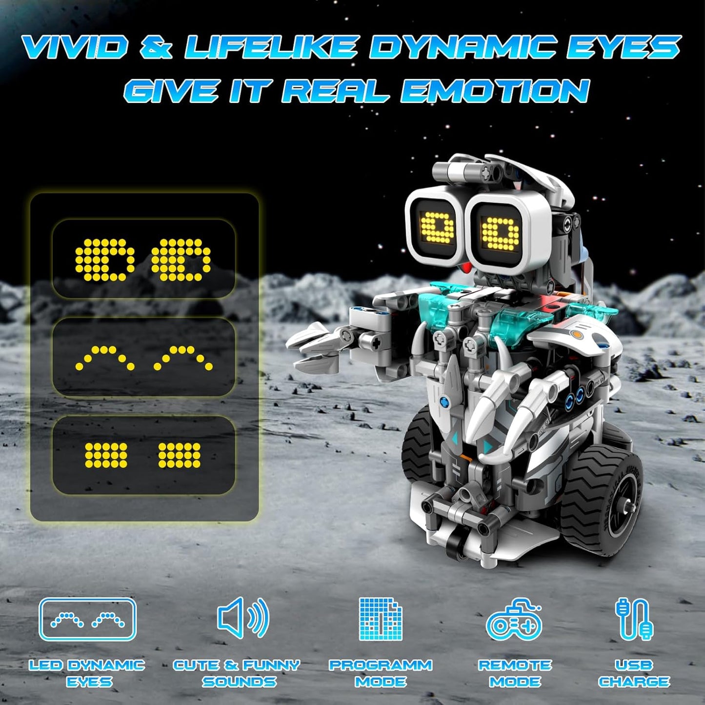 5in1 STEM Building Toys for Kids 6-14, Remote & APP Controlled Mech Robots/Heavy Tanks/Tracked Racer STEM Building Kit for Kid Science Learning, 552 Pcs DIY Erector Sets Gifts for Boys & Girls