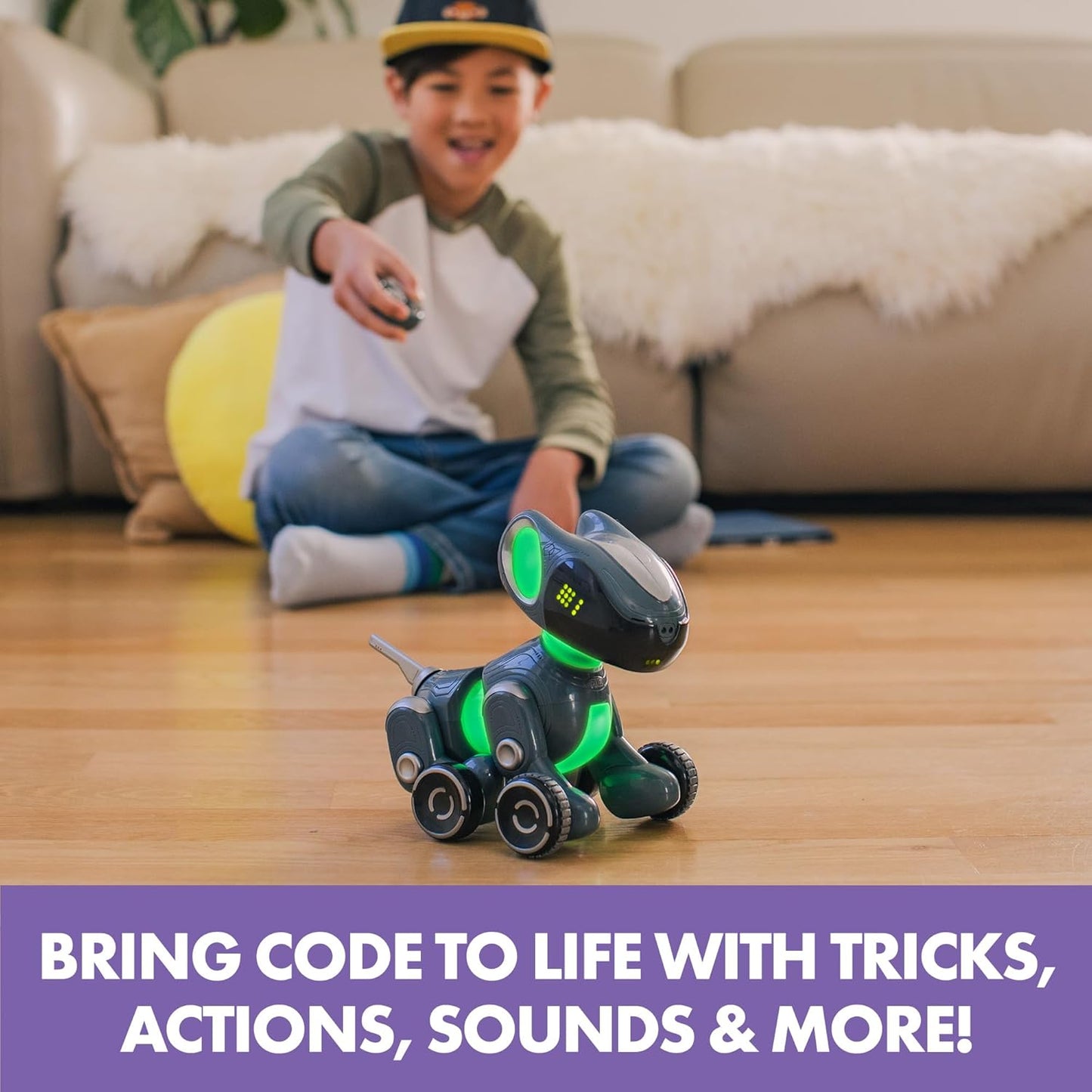 Educational Insights PYXEL A Coder's Best Friend - Programmable Coding Robot for Kids with Blockly & Python Languages, Learn Early Robotics, Kids Robot & STEM Toys for Boys and Girls Ages 8+