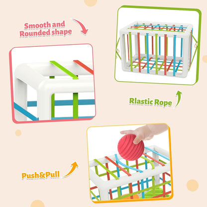 MINGKIDS Baby Toys 12-18 Months,Baby Sensory Fine Motor Skills Developmental Toys,Gifts for 6 9 12 18 Month Age 1 2 3 4 One Two Year Old Boys Girls Kids, multicolor