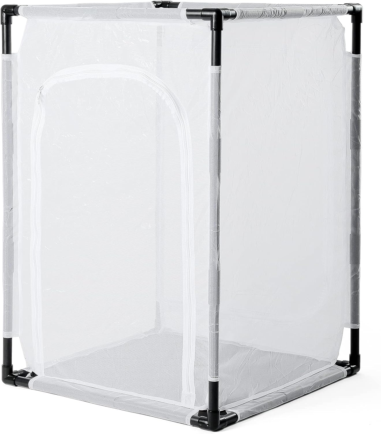 RESTCLOUD 30" Large Monarch Butterfly Habitat Cage, Outdoor Insect Mesh Cage Terrarium 16.5" x 16.5" x 30"