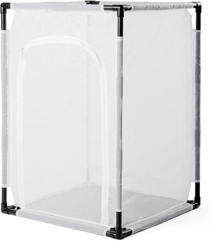 RESTCLOUD 30" Large Monarch Butterfly Habitat Cage, Outdoor Insect Mesh Cage Terrarium 16.5" x 16.5" x 30"