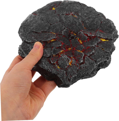 Anime Action Base Model Figure Platform Volcano Science Kit Led Action Figure Stand Lava Scene