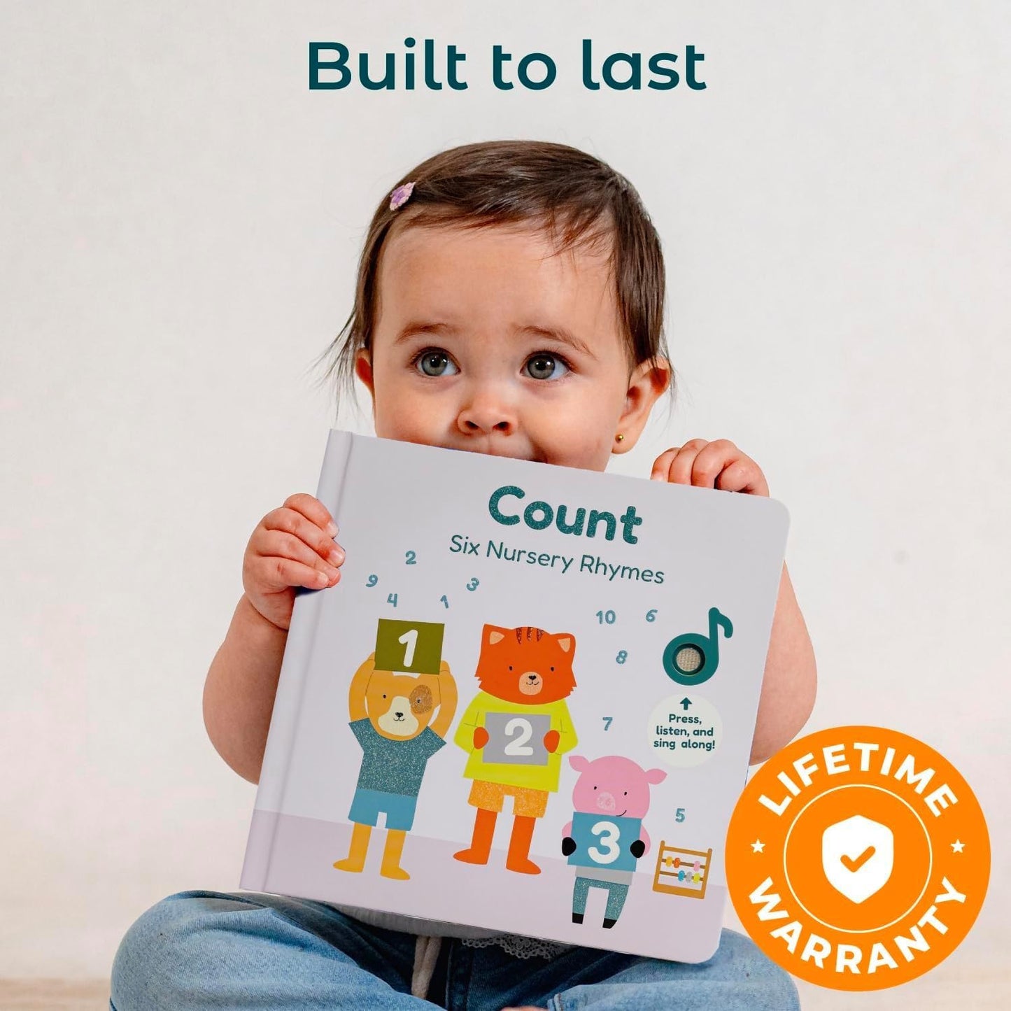 Cali's Books Alphabet Book for Toddlers 1-3 - Learn ABC, Musical Books for Kids, Interactive Talking Baby Toddler Sound Book, Educational Song Learning Toys, Singing and Speech Music Toy for Babies