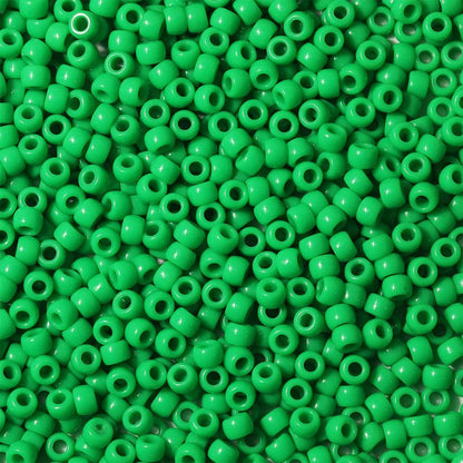 Bala&Fillic 6x9mm Army Green Pony Beads with Smooth Surface 1000pcs Crayon Color Craft Beads (Army Green)