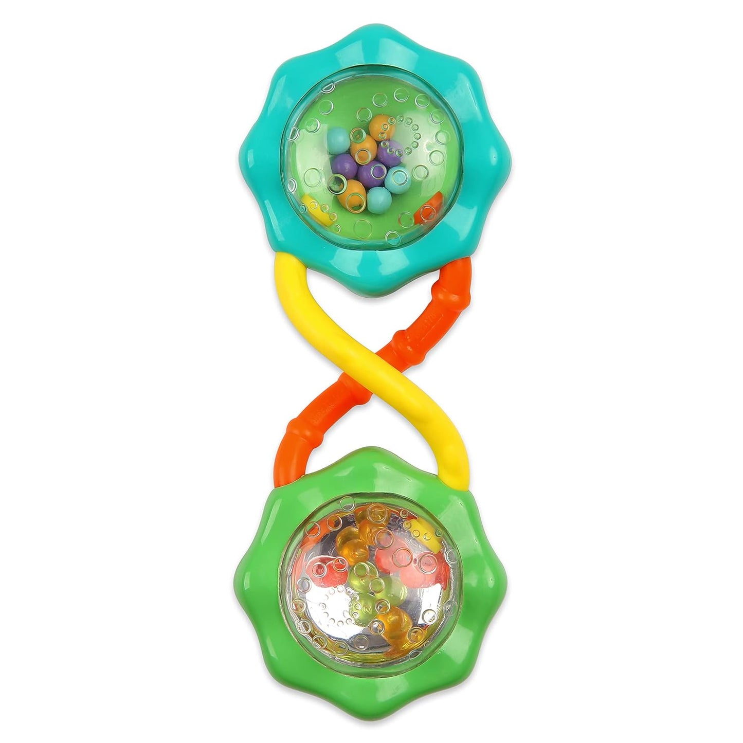 Bright Starts Soothers & Shakers 7pc Gift Set - BPA-Free Baby Rattles, Teethers and Stroller Toys, Unisex, Newborn+