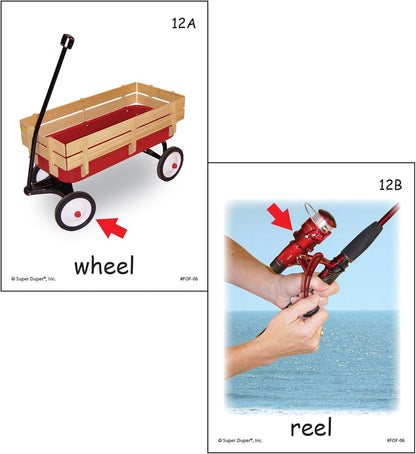Super Duper Publications | Webber® Photo Phonology Gliding Minimal Pair Card Deck | Educational Learning Resource for Children