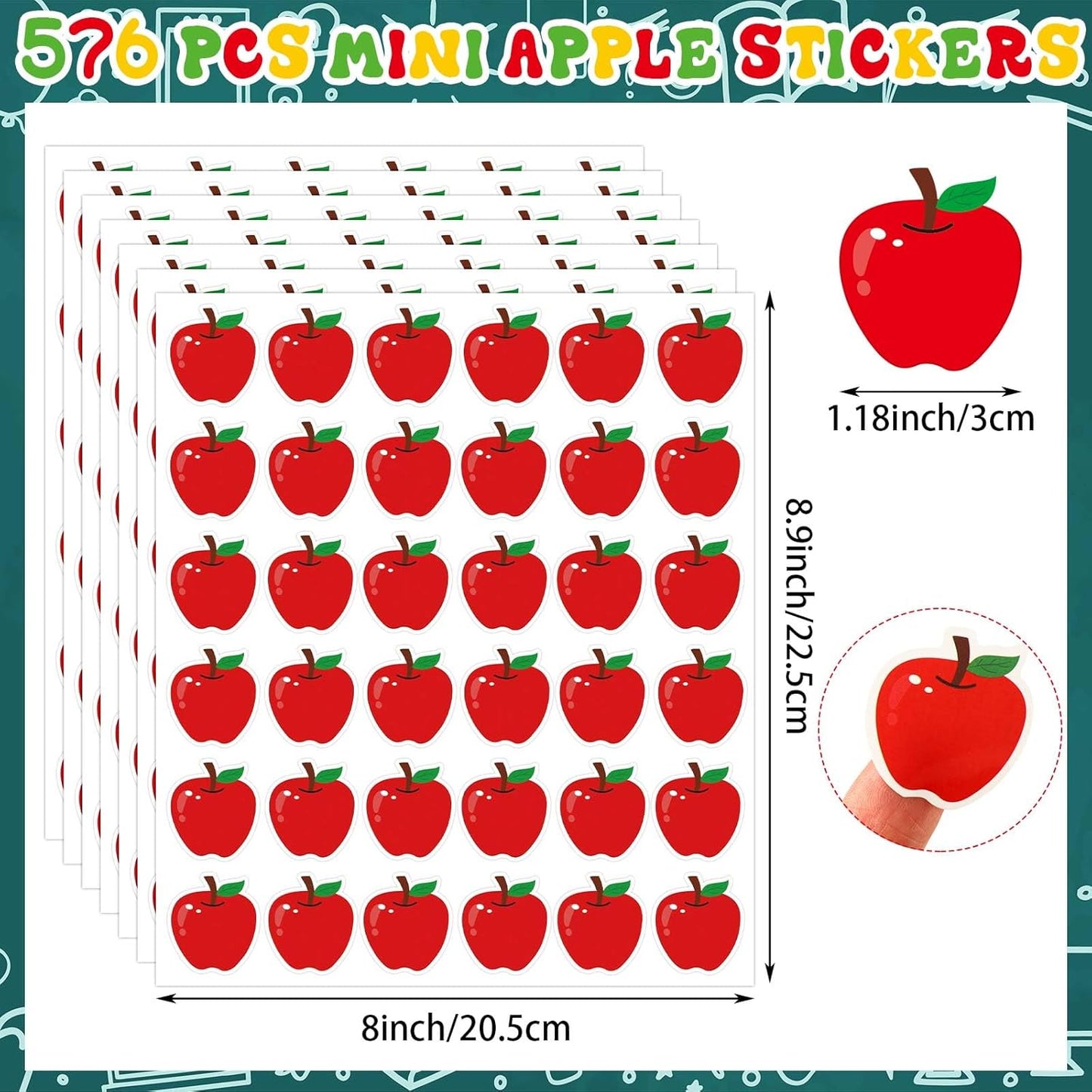 JULMELON 672 PCS Valentines Day Heart Stickers for Kids Conversation Heart Stickers Removable Labels Cards for Candy Envelopes Gifts Classroom Valentine’s Day Party Decorations