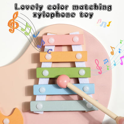 Wooden Sensory Wall Panel for Kids Activity Wall Busy Board with Wooden Toolboxes, Kitchen, Doctor Kit & More! Wall-Mounted Learning Toy for Preschoolers (3+), STEM Play