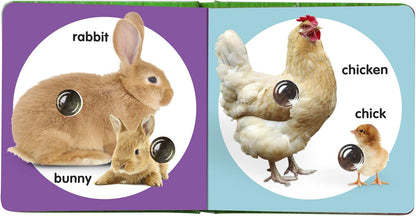 Melissa & Doug 41353 Poke-a-Dot Farm Animal Families | Activity Books | 3+ | Gift for Boy or Girl
