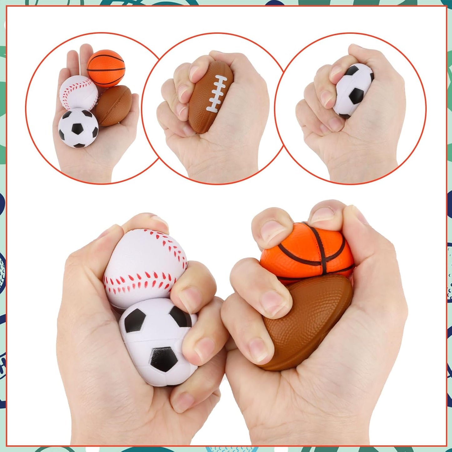 Hooqict Globe Stress Balls 25 Pack Mini Earth Ball Globe Party Favors Small Foam Squeeze Stress Ball for Kids Adults Stress Relief Toy Party Bag Gift Fillers Birthday Favors Classroom Prize