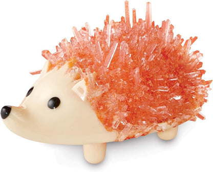 MindWare Crystal Growing Kits: Hedgehogs Warm Colors Set of 2 – Cute DIY Crystal Growing Kits for Kids & Teens – Mini Science Experiment – Crystals Grow in 24 Hours