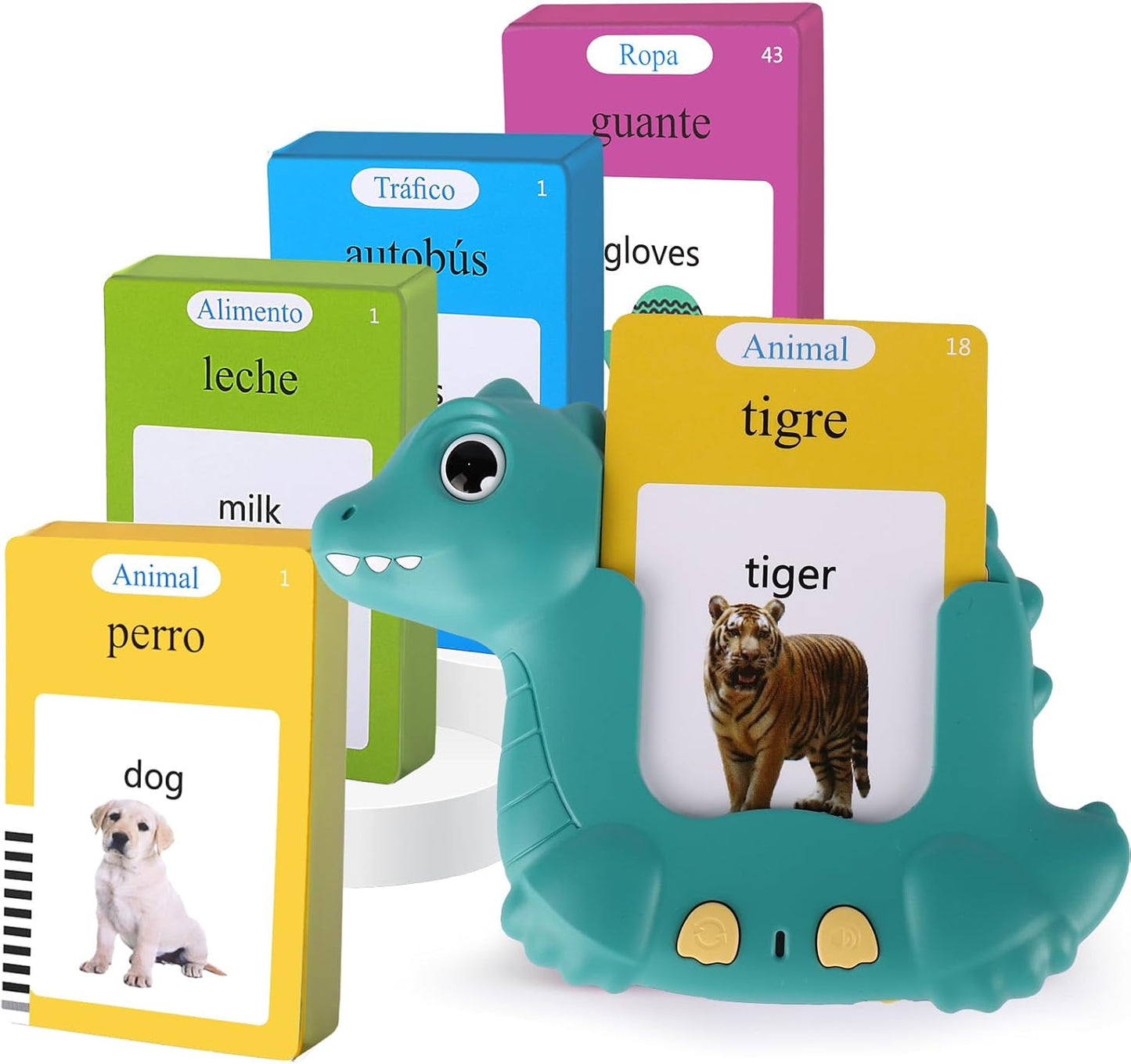 Talking Flash Cards for Toddlers 2-8,Montessori Toys for Autism,107 Sight Words,Alphabet CVC Learning Toy,Speak and Spell Phonics Games for Kindergarten,Educational Birthday Gift for Kids