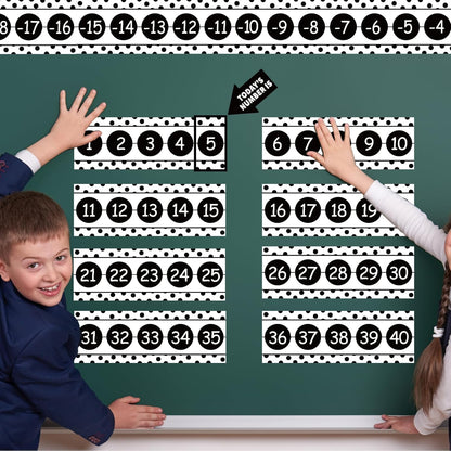 Number Line for Classroom Wall (-20 to +120) Boho Heart Shape Number Bulletin Board for Students Math Learning Boho Bulletin Border Decor Numbers Boarder Strips for Home School