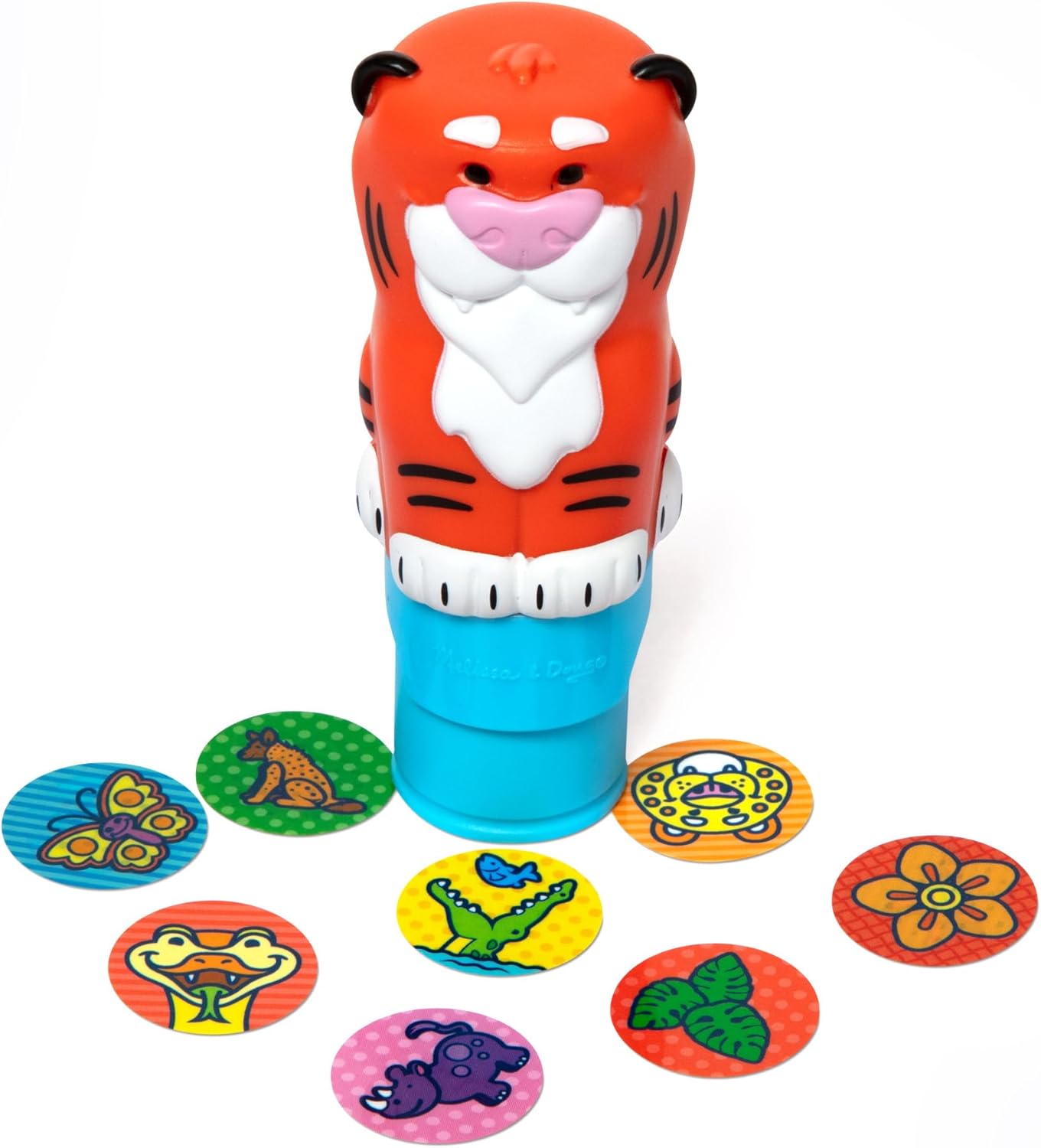 Melissa & Doug Sticker Wow!™ 24-Page Activity Pad and Sticker Stamper, 300 Stickers, Arts and Crafts Fidget Toy Collectible Character – Sea Turtle - for Kids Ages 3+ - FSC Certified