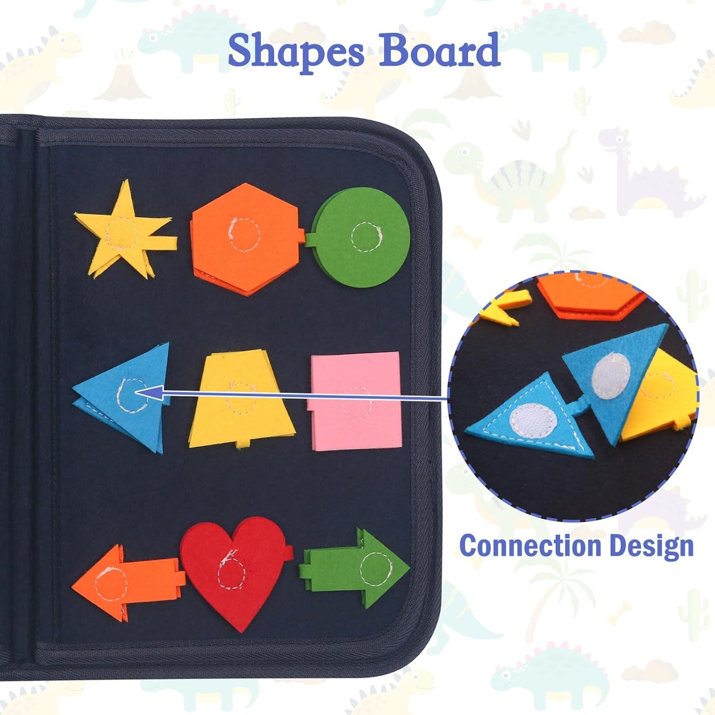 PhysioPhyx Withosent Busy Board Toddler, 4 Capas Juguetes Montessori, Tablero Sensorial Montessori Activity Board, Aprende a Vestir Educación Temprana para Niños de 3 4 Años