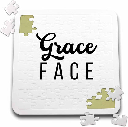 3dRose Grace Face - Funny Nickname First Name Rhyme Humor Humorous Names - Puzzles (pzl-372779-2)