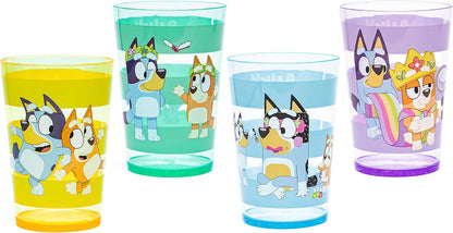 Zak Designs 14.5oz Disney Frozen 2 Nesting Tumbler Set Includes Durable Plastic Cups, Fun Drinkware is Perfect for Kids, 4pk (14.5oz, Anna & Elsa & Olaf)