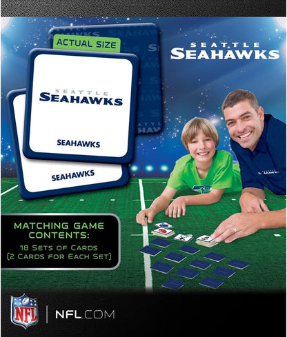 MasterPieces Sports Games - NFL Matching Game - Game for Kids and Family - Laugh and Learn