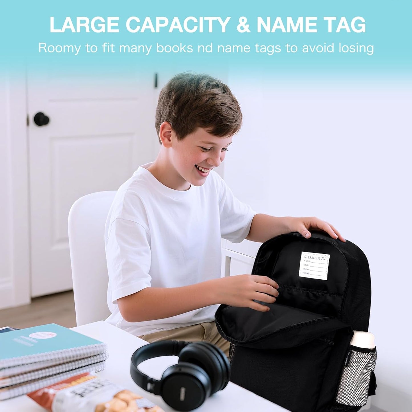 STEAMEDBUN Toddler Backpack Leash for 1-3: Backpack with Leash for Boys Girls - Anti-Lost Harness Backpack for Walking