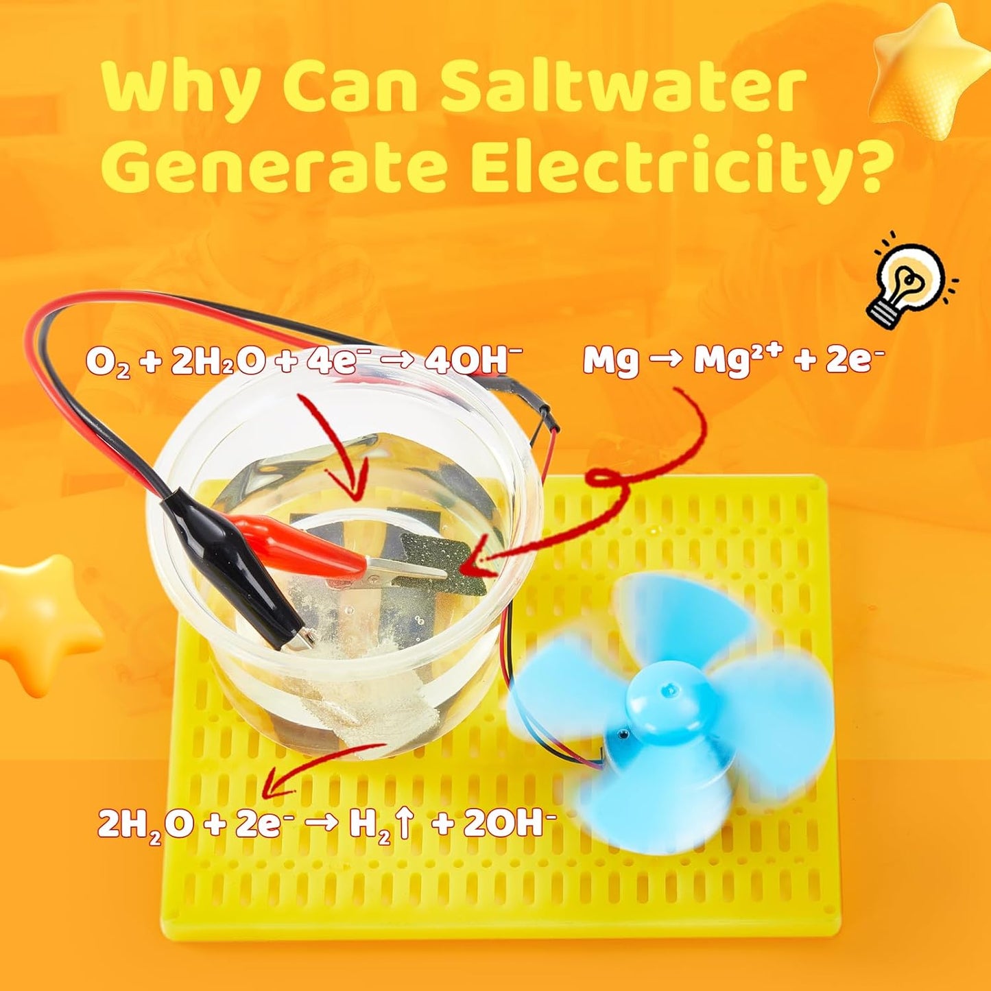 6-in-1 STEM Home Lab Science Kit for Kids Age 8-12, Boys & Girls 9 10 11 13 14 Year Old Educational Adventure Set: Tank & Car Building, Saltwater Generator | Perfect Birthday & Learning Gift for Kids