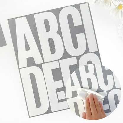 480 Pcs Waterproof 3" Vinyl Alphabet & Number Stickers - Self-Adhesive for Mailboxes, Windows, Doors, Signs, Vehicles & More, Black