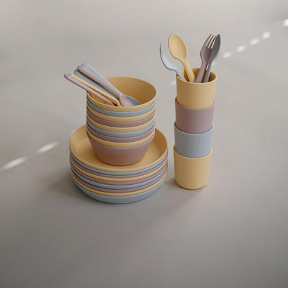 mushie Dinnerware Cups For Kids | Made in Denmark, Set of 2 (Ivory) - Colors A
