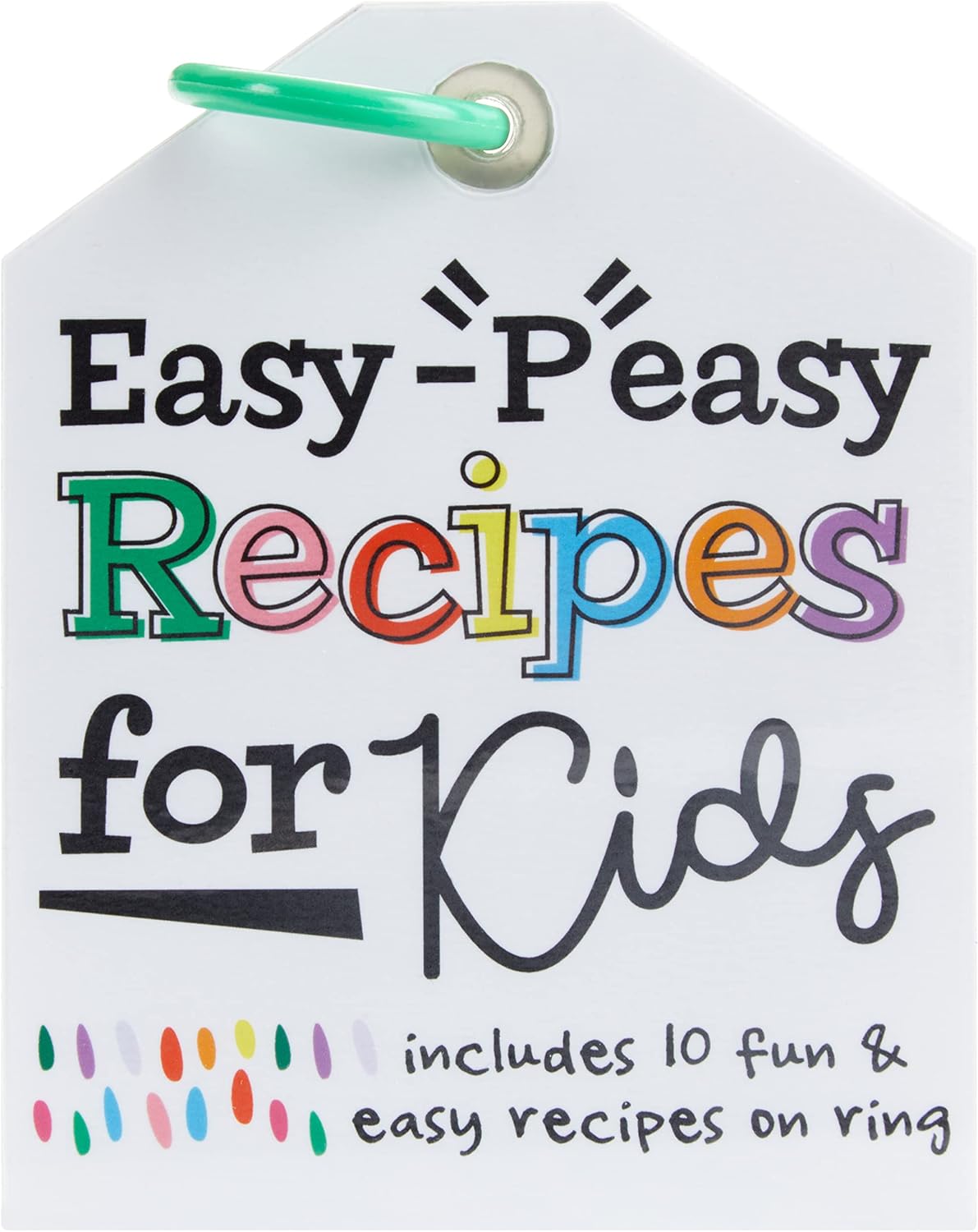 C.R. Gibson Kids Games - Little Chef Kitchen Activity Set for Toddlers and Preschoolers, 10-Count, Easy Peasy Recipe Card Ring